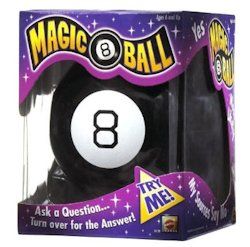 Magic 8 Ball has all the answers you need. Ask any question, turn over the Magic 8 Ball, and you'll get its answer.