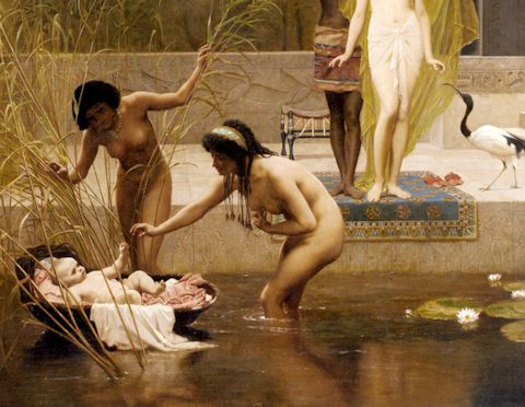 The Finding of Moses by artist Frederick Goodall - 1862