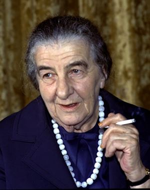 Golda Meir (1898 - 1978). Modern Israel's fourth prime minister.